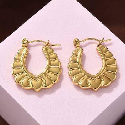 304 Stainless Steel Hoop Earrings for Women