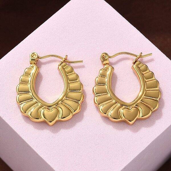 304 Stainless Steel Hoop Earrings for Women