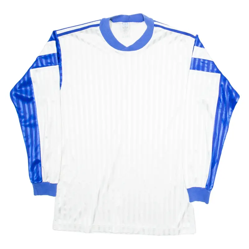 ADIDAS Mens T-Shirt White Long Sleeve M