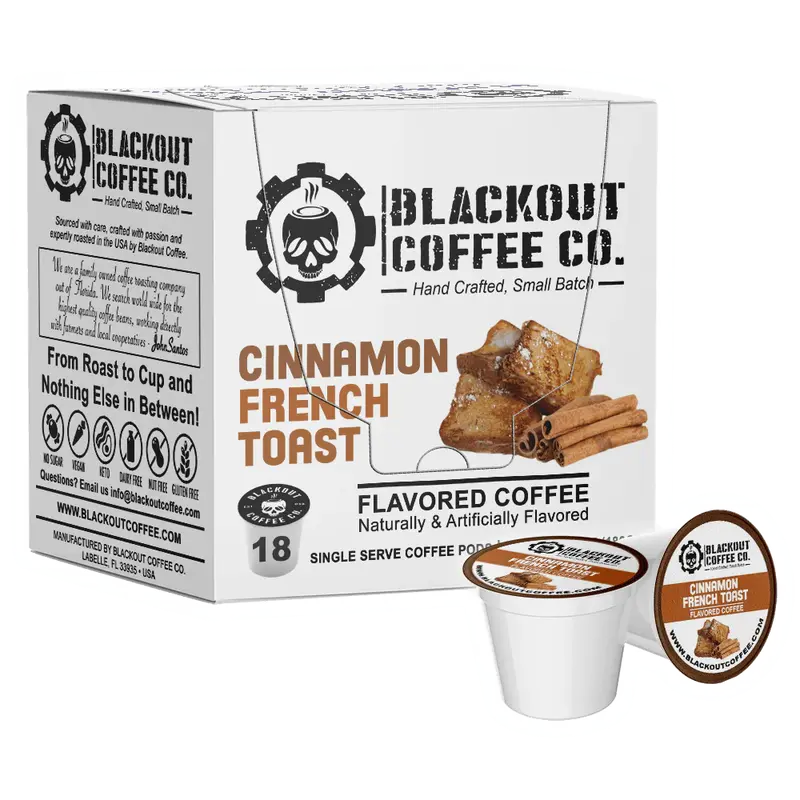 Cinnamon French Toast Flavored Coffee Pods 18CT