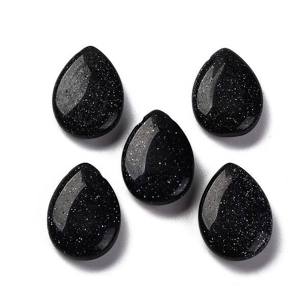 Synthetic Blue Goldstone Beads