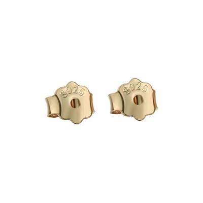 Sterling Silver Friction Ear Nuts