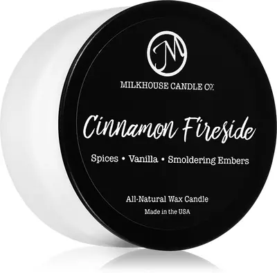 Milkhouse Candle Co. Creamery Cinnamon Fireside scented candle Sampler Tin 42 g