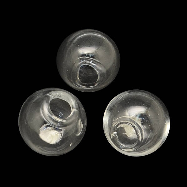 Round Handmade Blown Glass Globe Ball Bottles