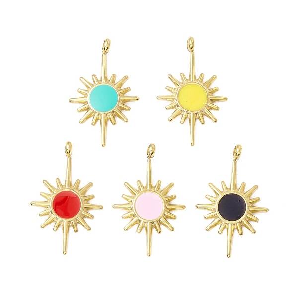 PVD Vacuum Plating 304 Stainless Steel Enamel Pendants