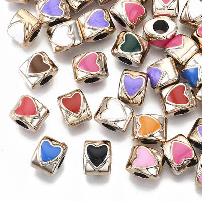 UV Plating Acrylic European Beads