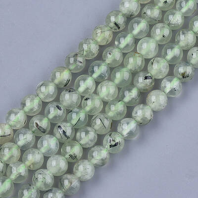 Natural Prehnite Beads Strands