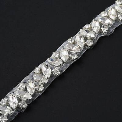 Glass Crystal Hotfix Rhinestone Trimming