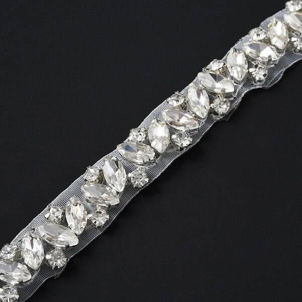 Glass Crystal Hotfix Rhinestone Trimming