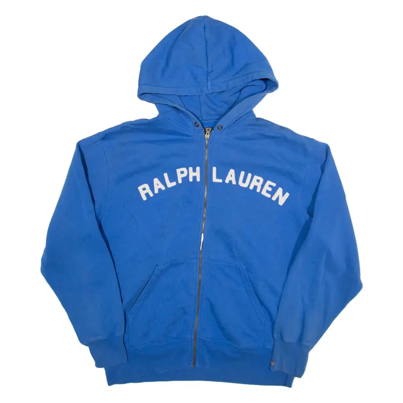 POLO RALPH LAUREN Mens Blue Hoodie Full Zip XL