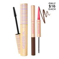 tarte XL tubing mascara & tinted brow gel & pencil