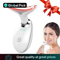 Neck Massager, Facial and Neck Massage Tool, Suitable for Facial, Neck, and Leg Massage, for Women and Men, Facial Beauty Ins...