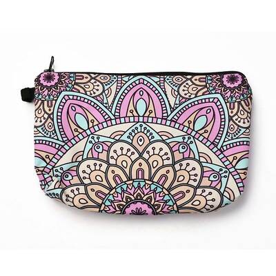 Polyester Tarp Zip Cosmetic Pouches