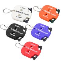 Golf Score Counter with Keychain, 2-digit Waterproof Display Golf Score Counter, Durable Plastic Golf Accessories for Outdoor...