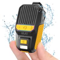 GBEAST Wearable Bluetooth Speaker, Clip-On Portable Speaker with Built-in Noise Reduction Mic for Hands-Free Music/Calls,with...