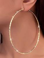 Boho Style Hoop Earrings, Elegant Minimalist Earrings, Fashion Jewelry for Party, Daily Clothing Decor, Trendy All-match & Ex...
