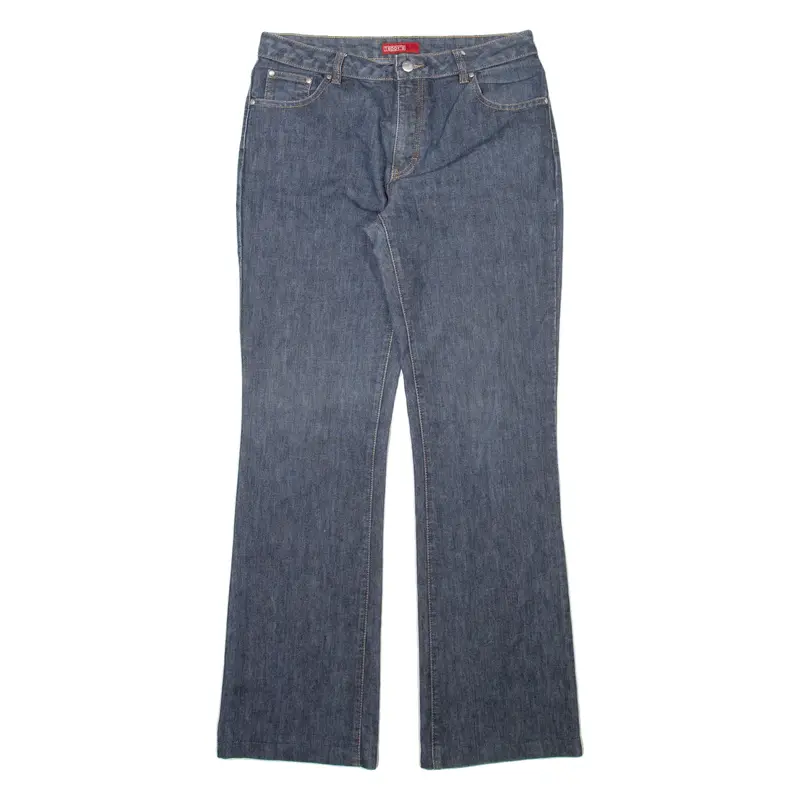 TEDDYS Womens Jeans Grey Regular Bootcut Stone Wash W30 L32