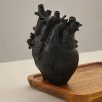 Heart Organ Design Flower Vase, Halloween Decoration Creative Modern Resin Flower Vase, Spring Decor 2024, Decorative Vase fo...