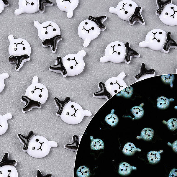 Helloween Theme Luminous Resin Decoden Cabochons
