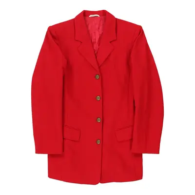 Unbranded Blazer - Small Red Wool Blend