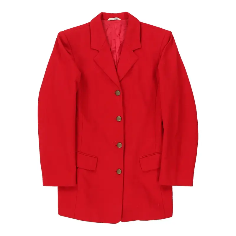 Unbranded Blazer - Small Red Wool Blend