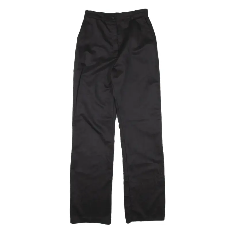 WRANGLER Trousers Black Regular Straight Womens W26 L33