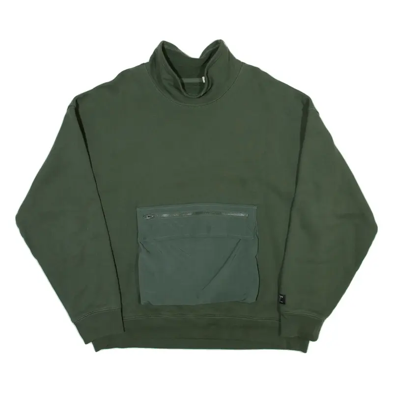 LEVI'S Mens Sweatshirt Green High Neck L