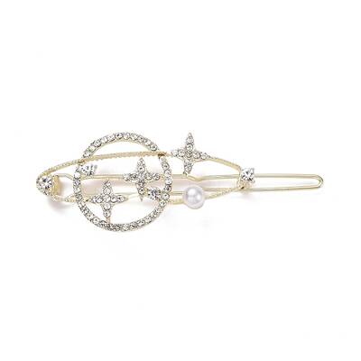 Alloy Crystal Rhinestone Hair Barrettes