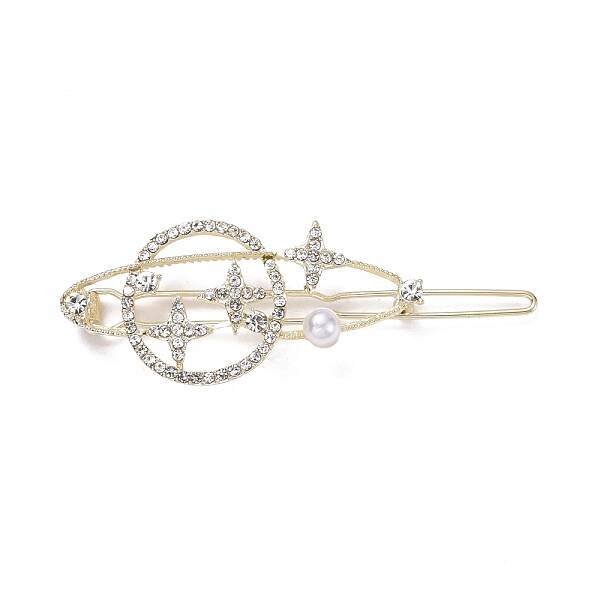 Alloy Crystal Rhinestone Hair Barrettes