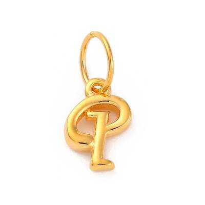 925 Sterling Silver Letter Charms with Jump Rings