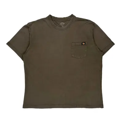 Pocket Dickies T-Shirt - XL Brown Cotton