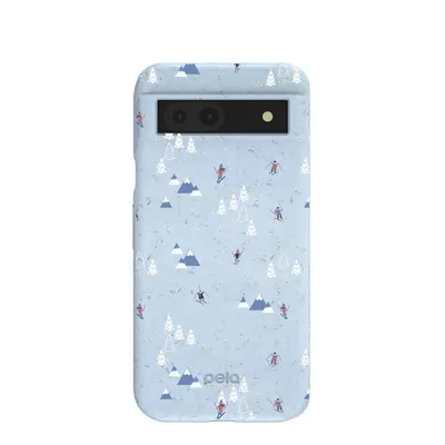 Powder Blue Ski Pass Google Pixel 8a Case