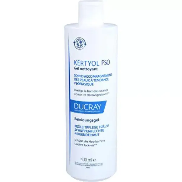 Ducray Kertyol Pso (Gel Detergente) Detergente Viso E Corpo Per Pelli Soggette A Psoriasi - Volume: 400 Ml