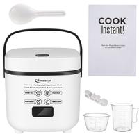Rice Robot - All in One Cooker - Cook Anything with a single button! PFAS-free, Nonstick Ceramic Bowl, 1 Quart Capacity, Stea...