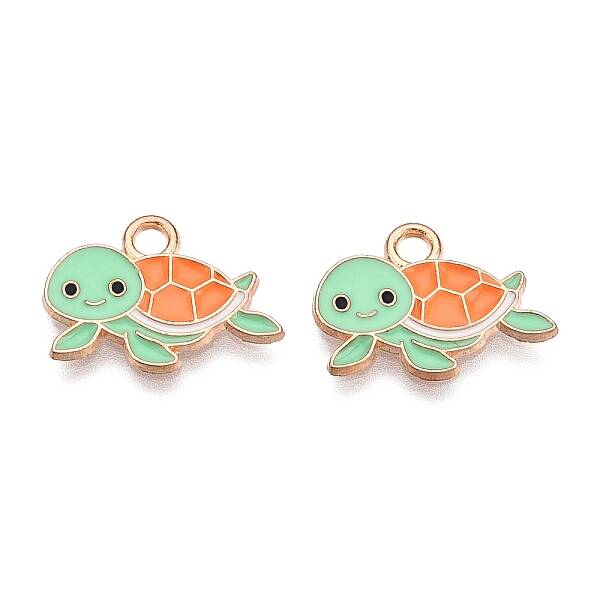 Alloy Enamel Pendants