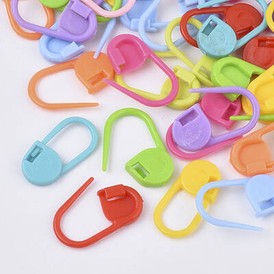 Plastic Knitting Crochet Locking Stitch Markers Holder