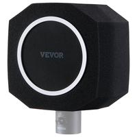 VEVOR Microphone Isolation Sphere, Dense Acoustic Foam, Wind Noise Shield featuring a Two-Layer Pop Filter, Fits Microphones ...