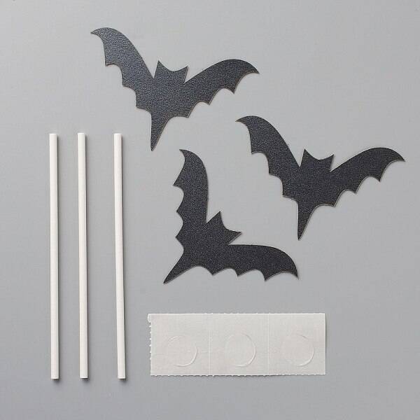 DIY Halloween Theme Paper Cake Insert Card Decoration