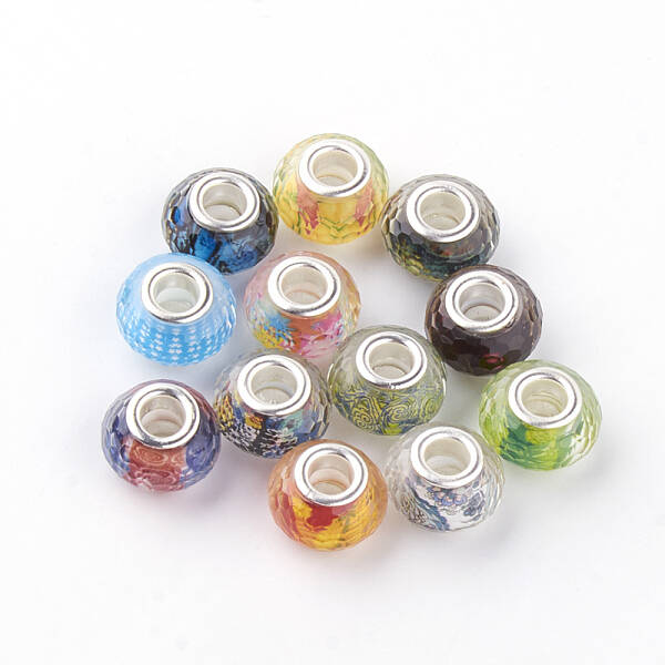 Resin European Beads