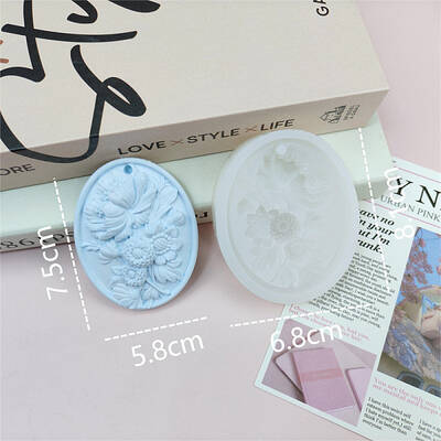 Flower Pendant DIY Food Grade Silicone Mold