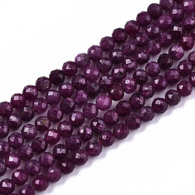 Natural Ruby Beads Strands