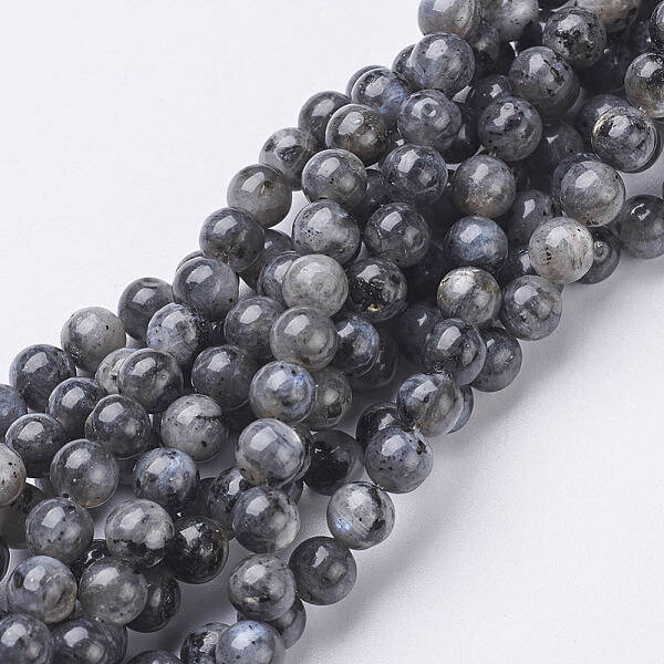 Natural Larvikite Beads Strands