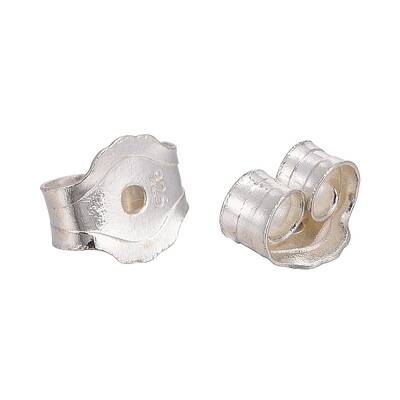 Earring Findings 925 Sterling Silver Ear Nuts