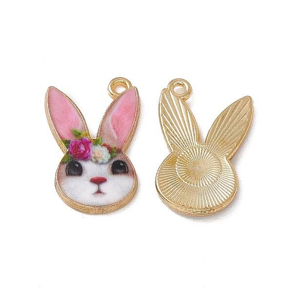 Rack Plating Alloy Enamel Pendants
