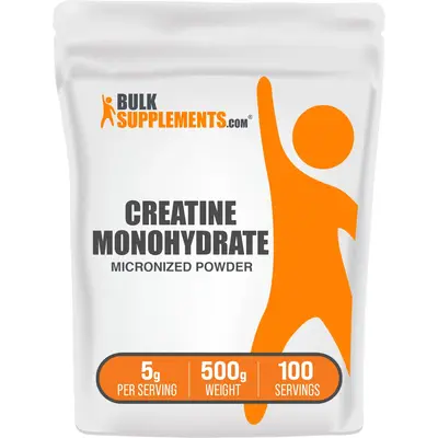 BulkSupplements - Creatine Monohydrate Powder - #1 Fitness Supplement for Improved Strength and Endurance - Edible Fitness Su...