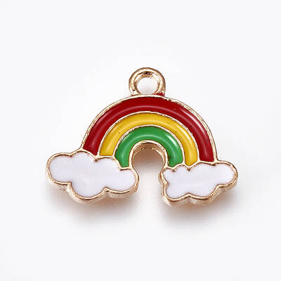 Alloy Enamel Pendants