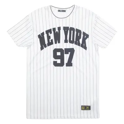 FB SISTER Newyork Mens Jersey White USA Crew Neck S