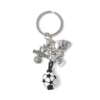 Alloy & Wood Keychain