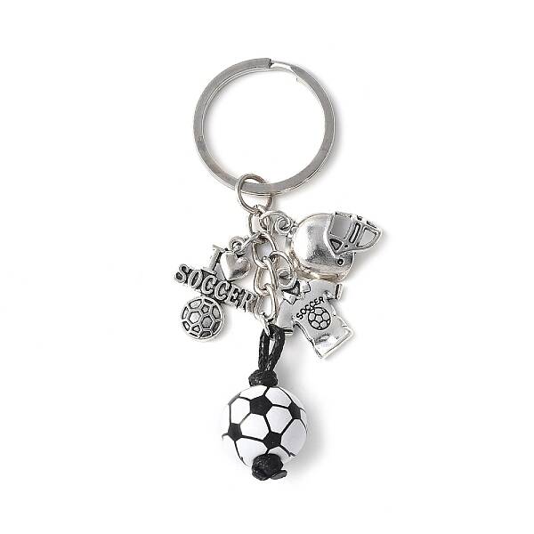 Alloy & Wood Keychain