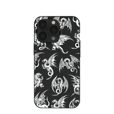 Black Mythical Dragons iPhone 13 Pro Case